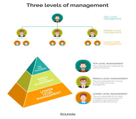 Three levels of management 